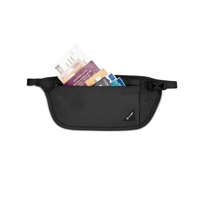 Pacsafe Coversafe V100 RFID Blocking Waist Wallet - Black