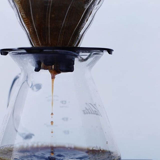 Hario Glass V60 Dripper - 1 Cup / Black