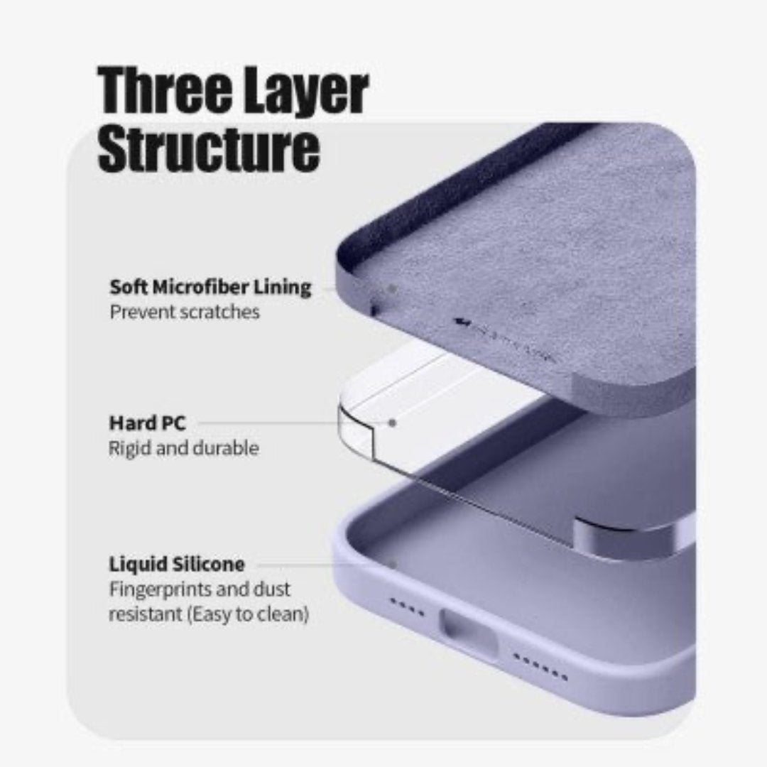 Goospery Silicon for iPhone 16 Pro Max - Red