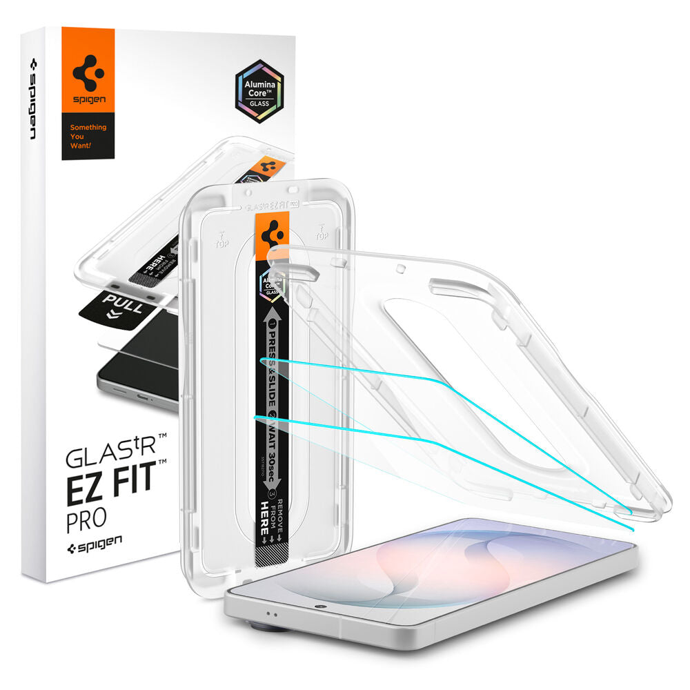 SPIGEN EZ Fit Pro Anti Reflection 2PCS Glass Screen Protector for Galaxy S26 (Clear)