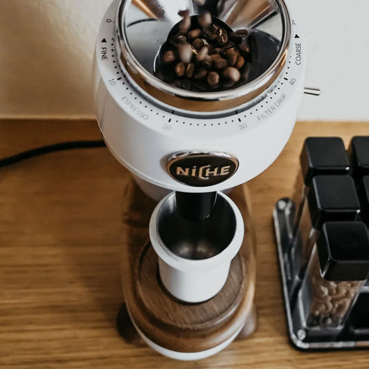 Normcore Portafilter Dosing Cup - White - 53mm - Breville / Tall