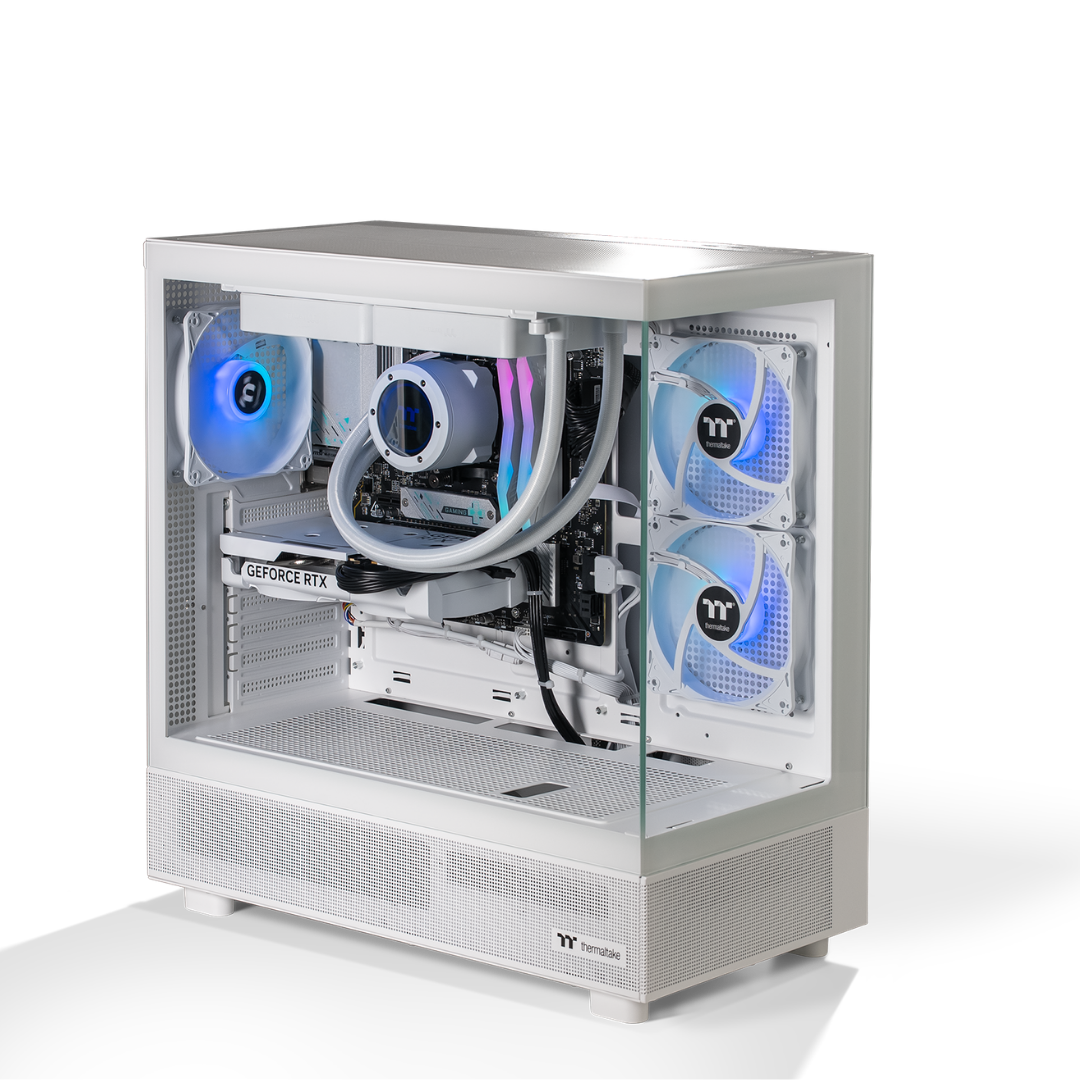Thermaltake Horizon V2 Snow Gaming Desktop PC (AMD 7500F / RTX 5060 / 32GB RAM)