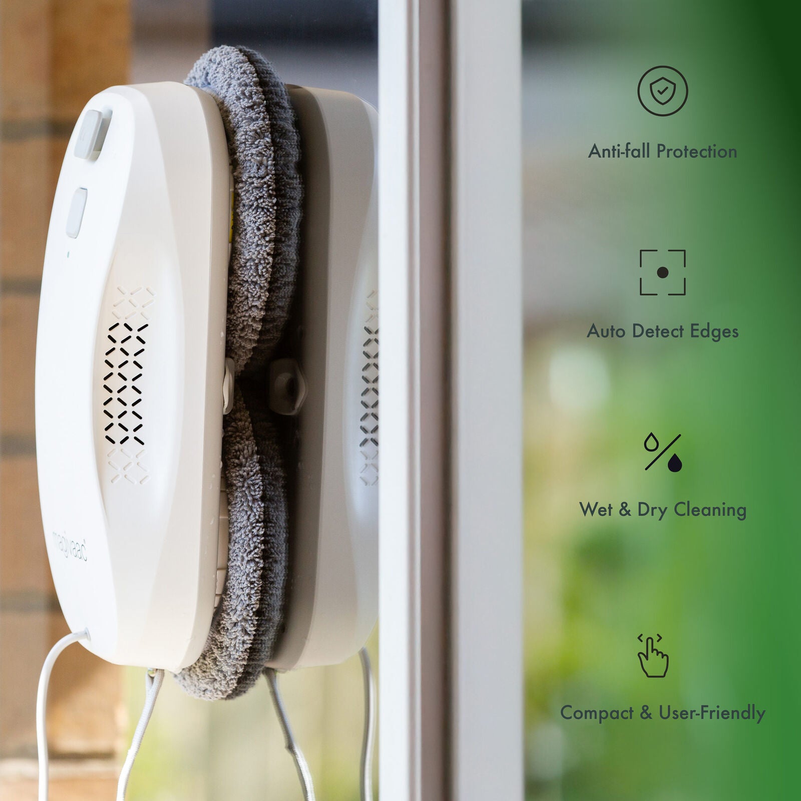 Magivaac Robot Window Cleaner with Smart App & Remote Control