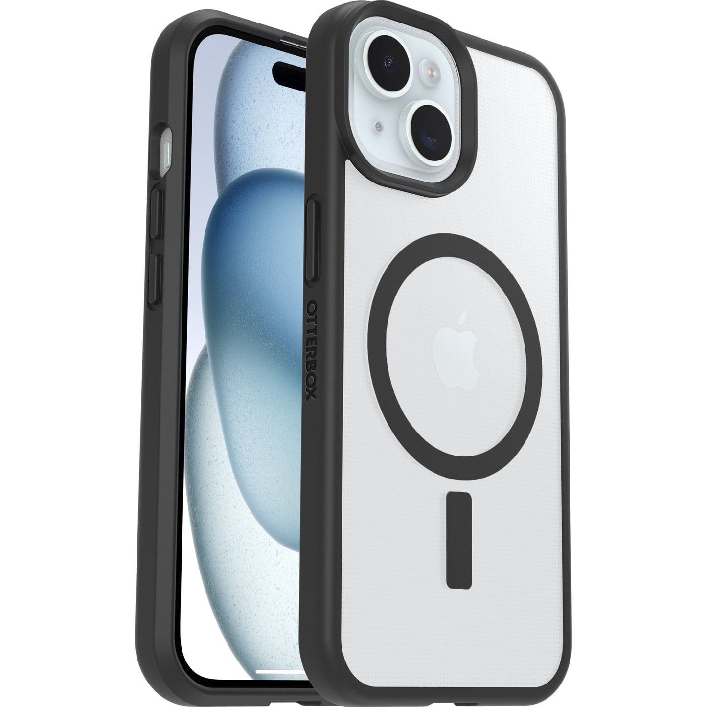 OtterBox React MagSafe Case - For iPhone 17e/16e/15/14/13 - Clear/Black -