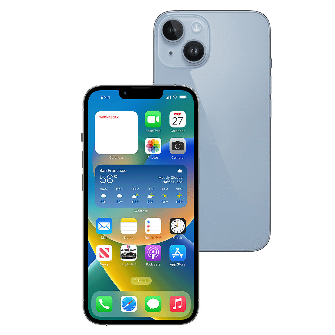Apple iPhone 14 128GB (Blue) [*Refurbished: Very good]