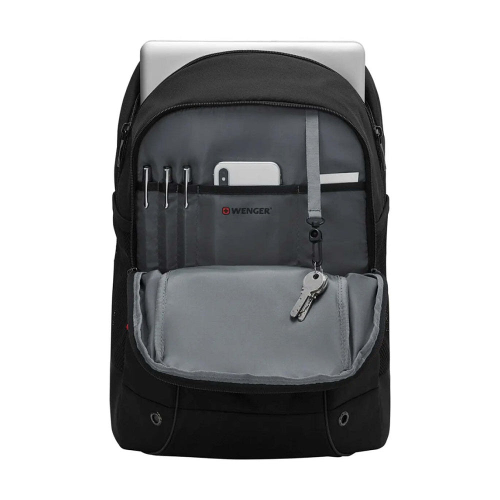 Wenger Road Jumper Essential 16" Laptop Backpack Black Padded Compartment