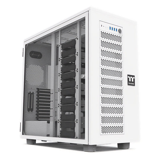 Thermaltake AX700 TG Super Tower XL-ATX Case - Snow (CA-11B-00F6WN-00)
