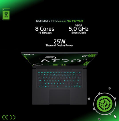 GIGABYTE AERO X16 | RTX 5060 | Ryzen Al 7 350 | Gaming Laptop
