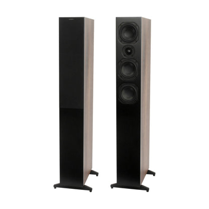 Scansonic HD 2-Pieces L9 Series Floorstanding Home Speakers 150W (Walnut)