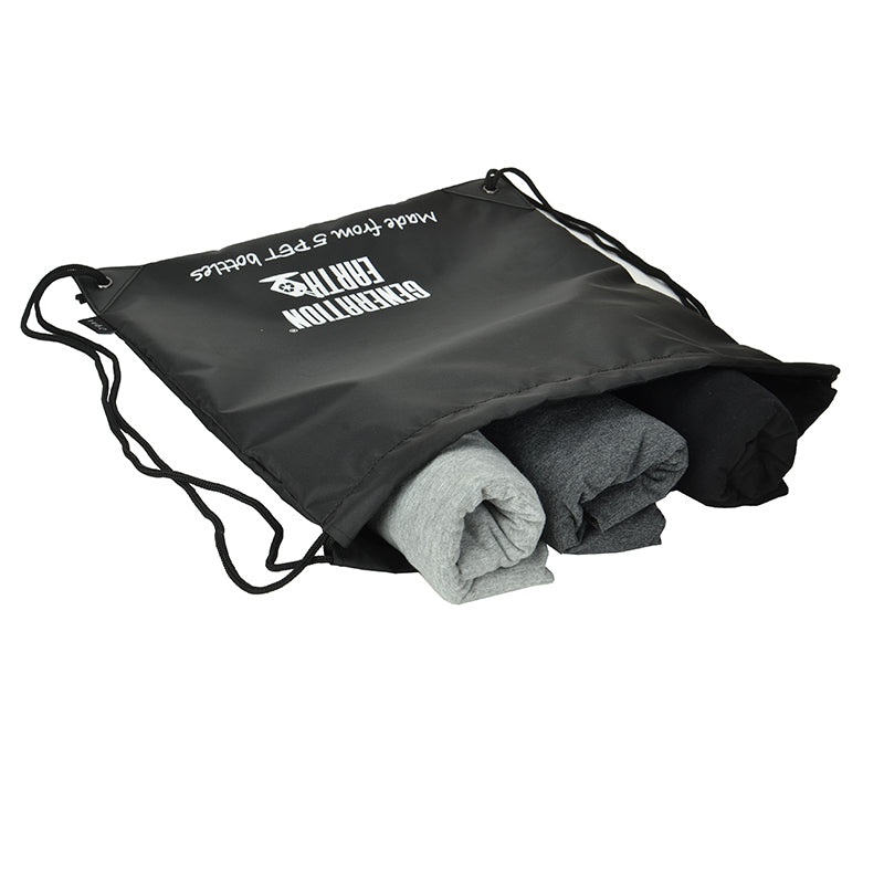 Generation Earth Drawstring Bag (Black)