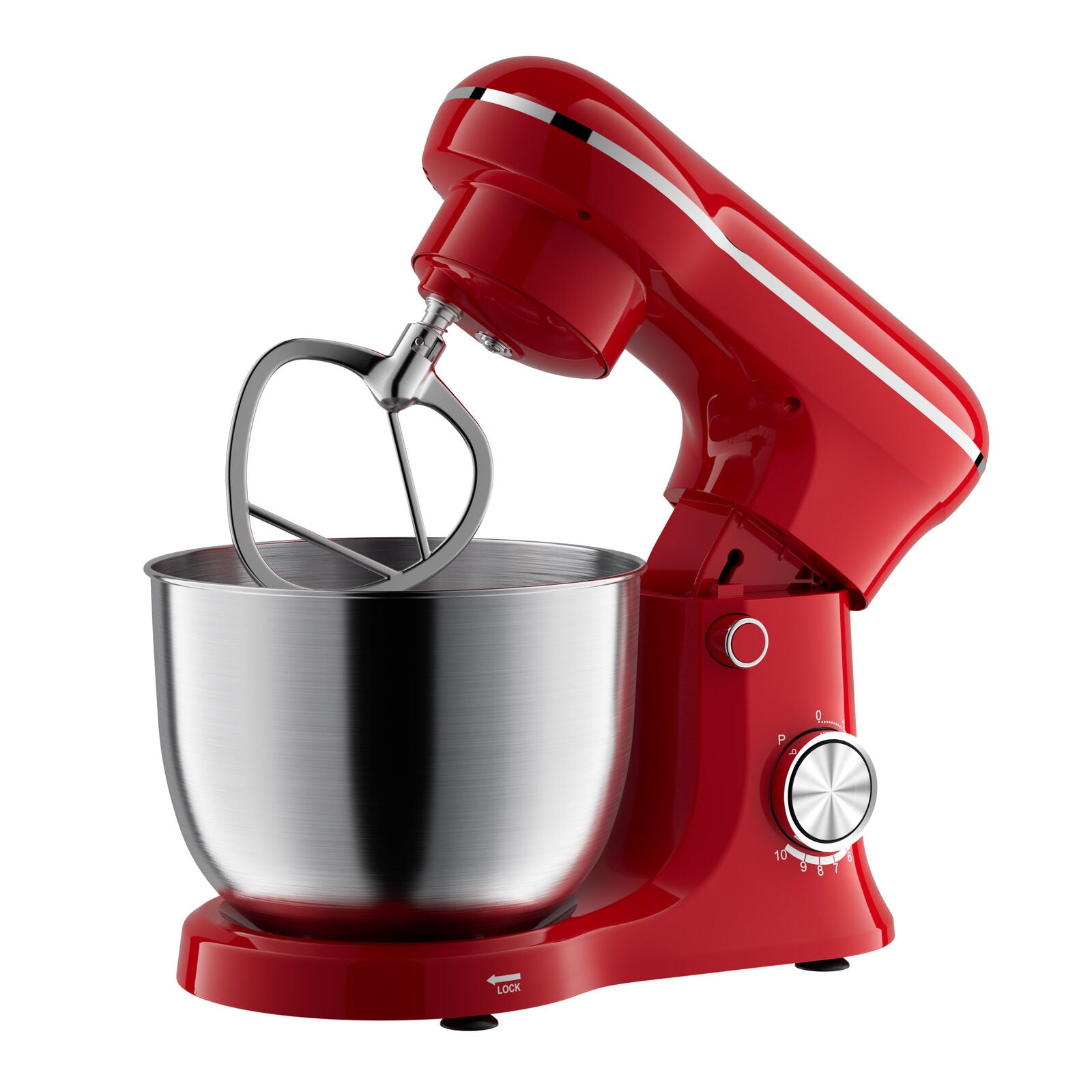 Healthy Choice 400W Mix Master 5L Kitchen Stand (Red)