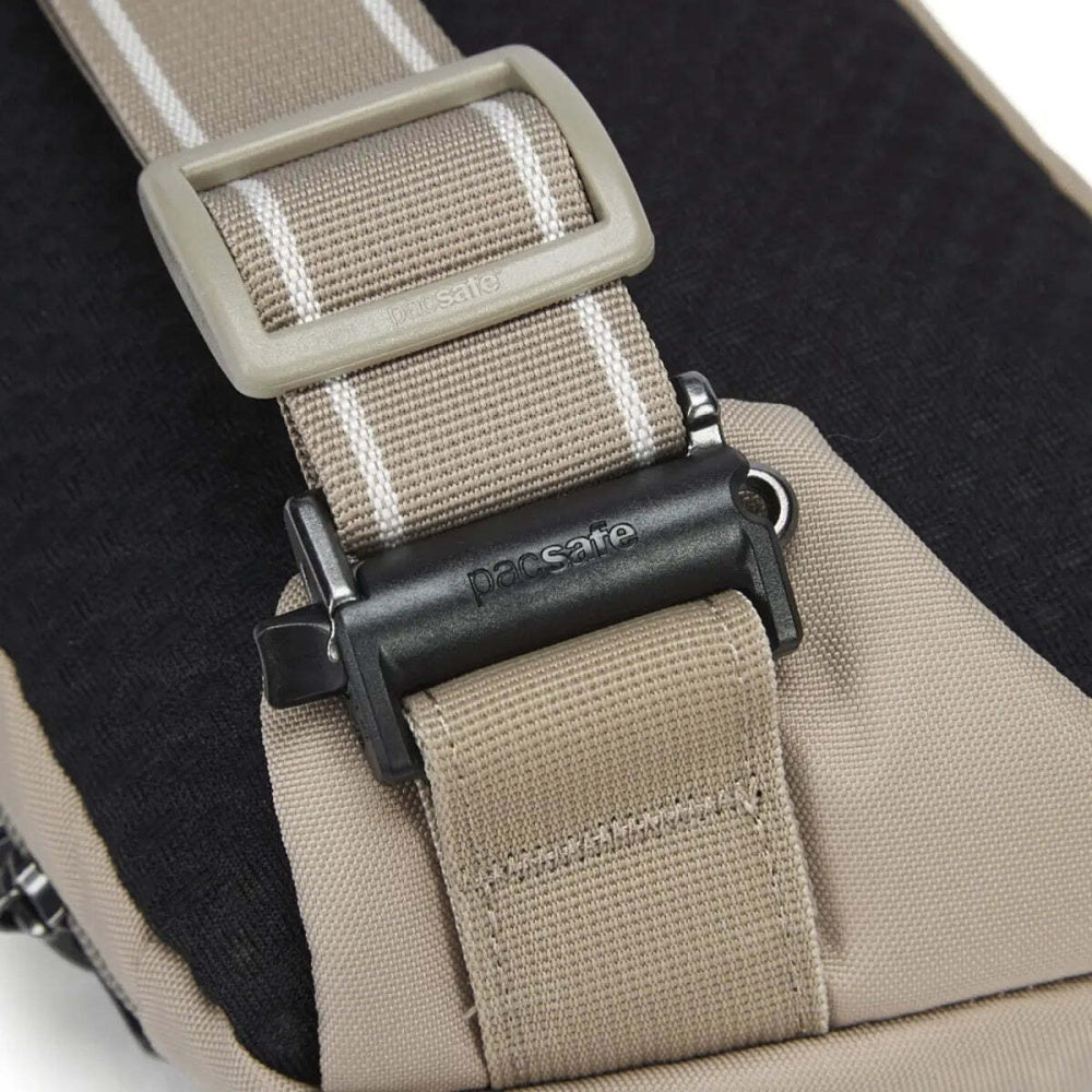 Pacsafe V Action Anti-Theft RFID Blocking Slashguard Sling Pack Beige