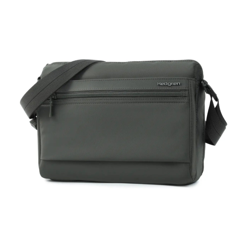 Hedgren EYE Medium Shoulder Bag RFID Nylon 5.7L Padded Pocket Black Ink