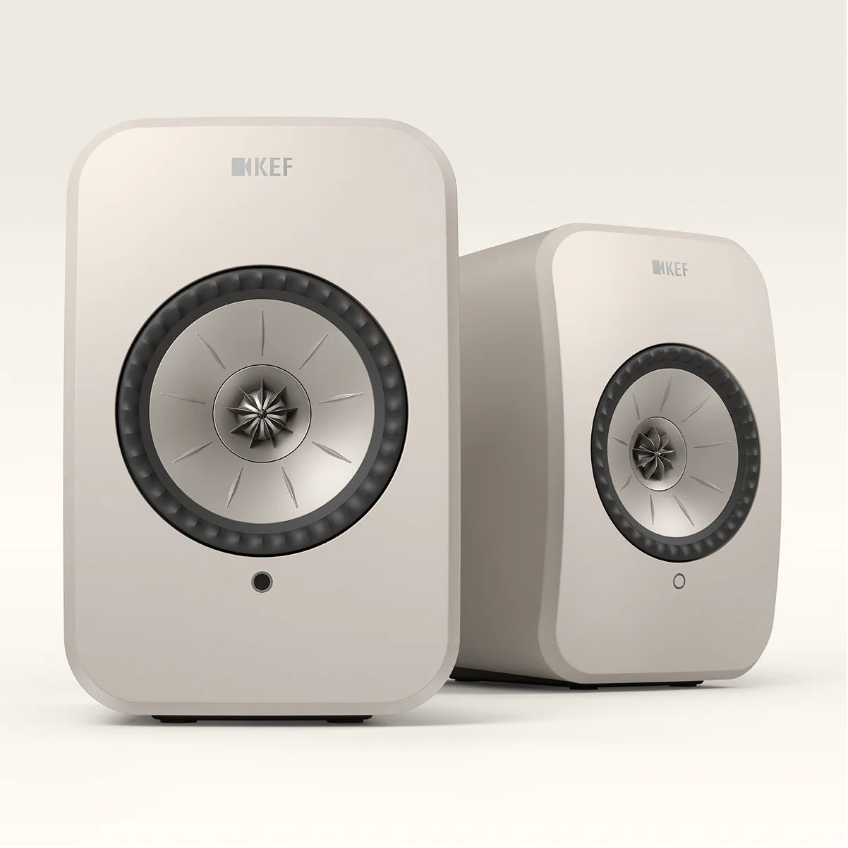 KEF LSX II LT Powered Hifi Speakers Pair (Stone White)