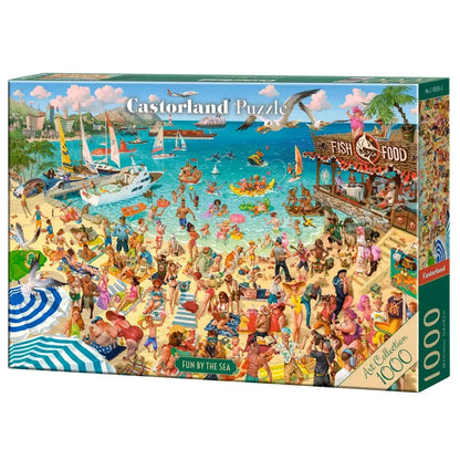 Castorland 1000-Pieces Fun By The Sea Puzzle