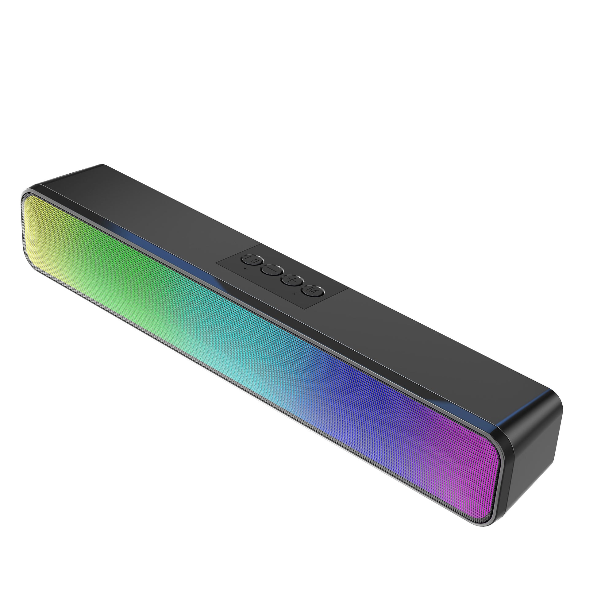 Laser RGB Portable Bluetooth Gaming Soundbar with Multi-Input