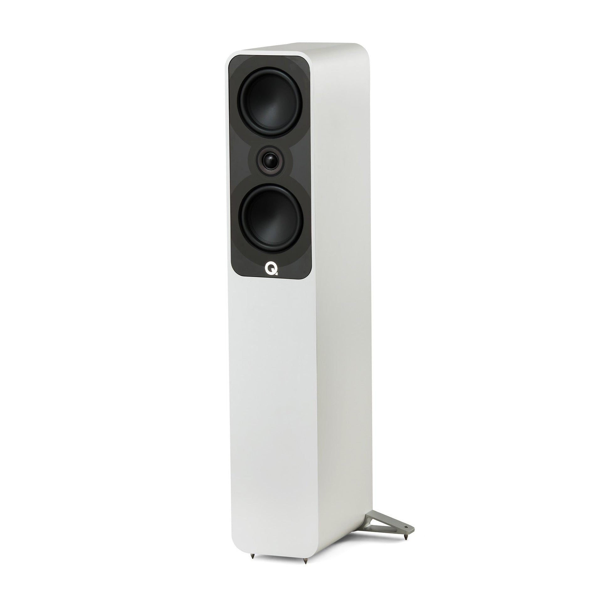 Q Acoustics 5040 Satin White Floorstanding Speakers Pair