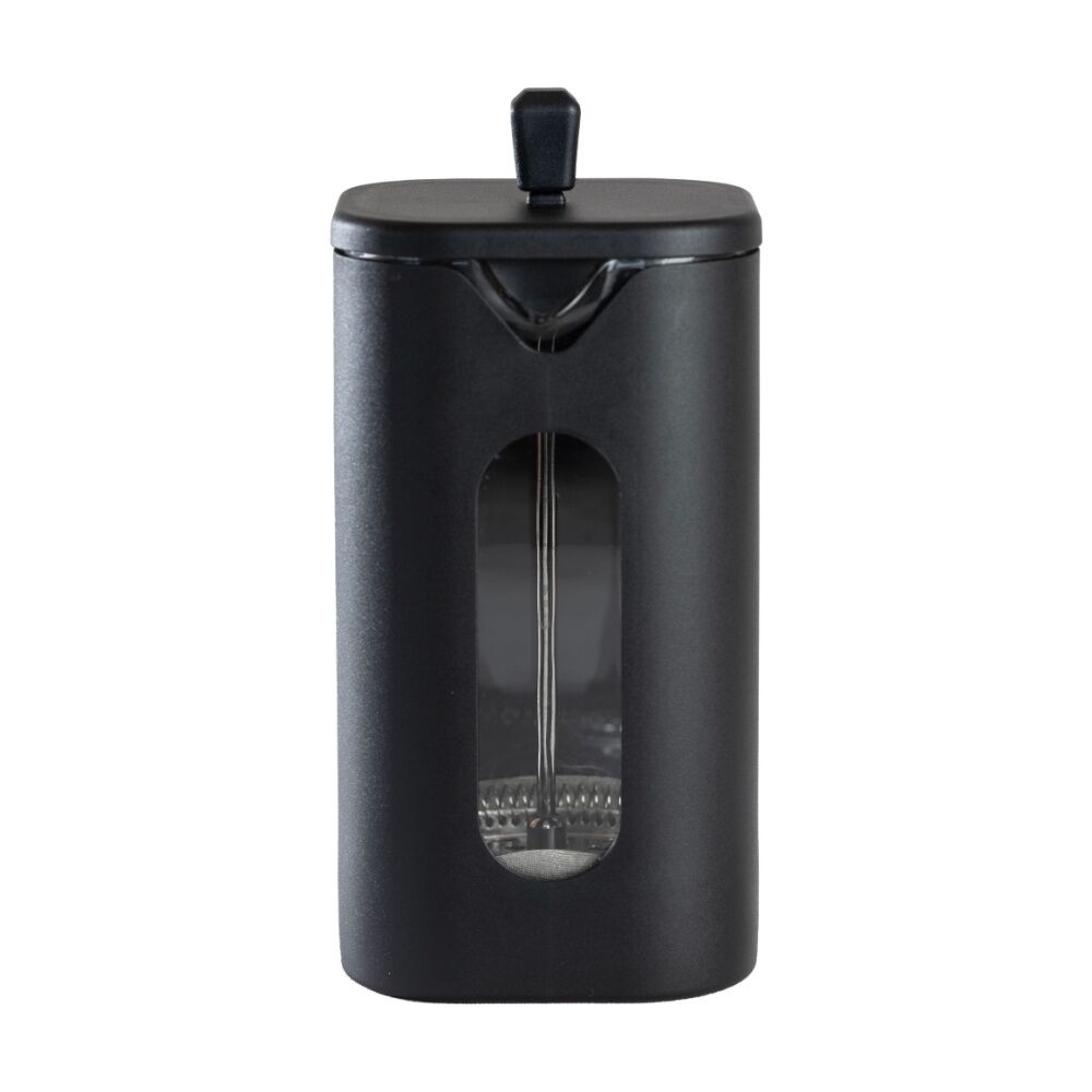 Euroline Coffee & Tea Maker Plunger French Press Square Shaped 1000ml (Black)