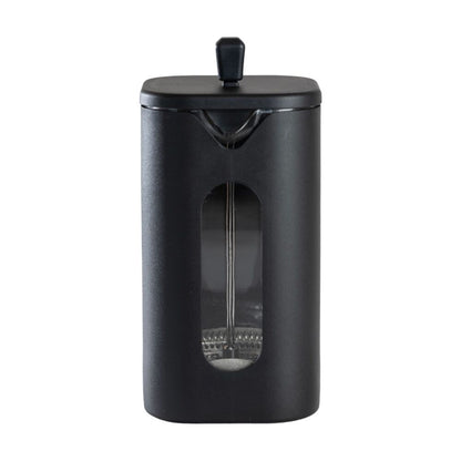 Euroline Coffee & Tea Maker Plunger French Press Square Shaped 1000ml (Black)