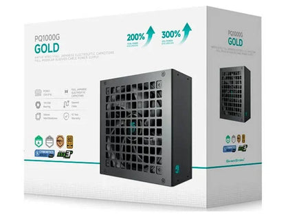 Deepcool PQ1000G 1000W 80+ Gold Fully Modular ATX 3.1 Power Supply - Black