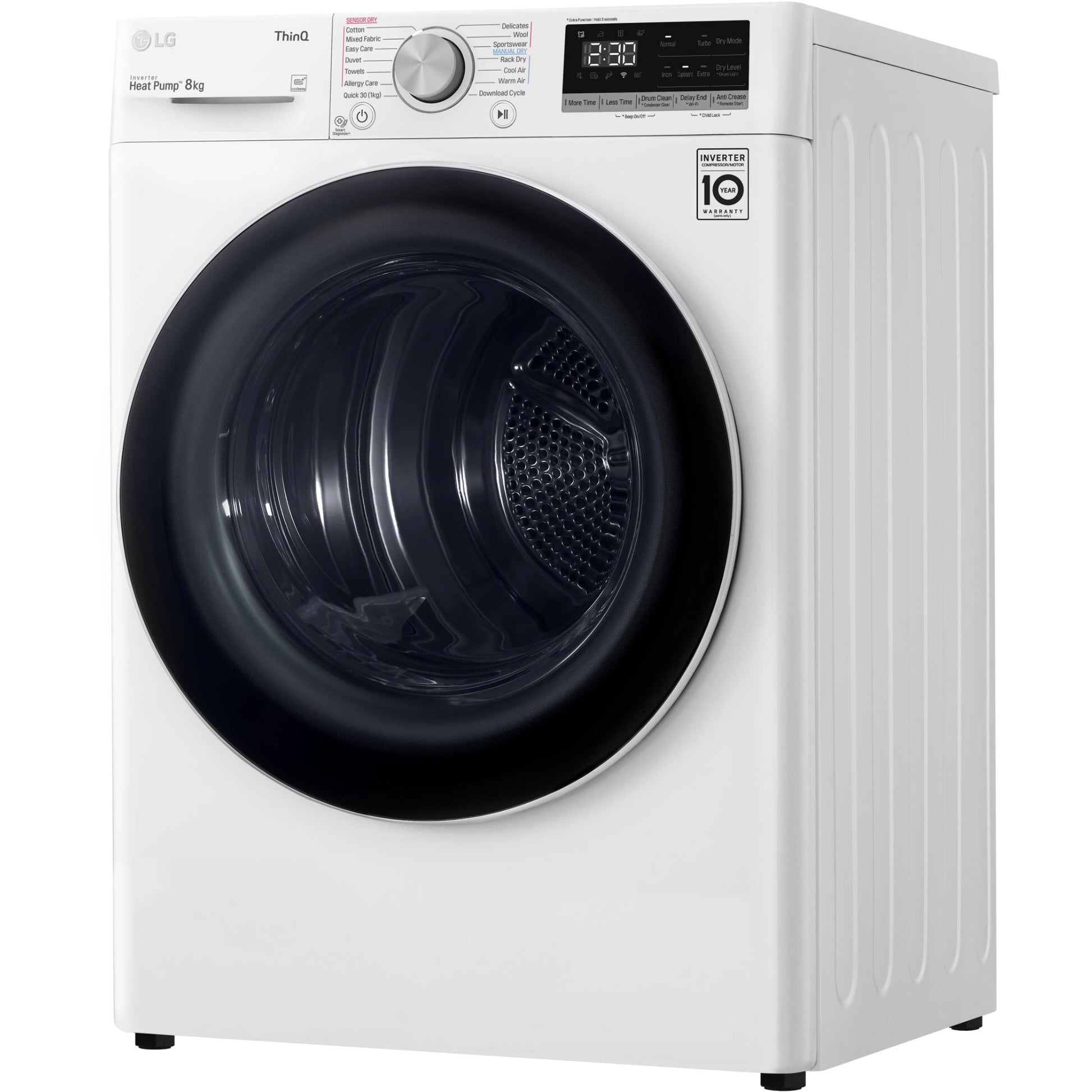 LG DVH5-08W Series 5 8kg Heat Pump Dryer (White)