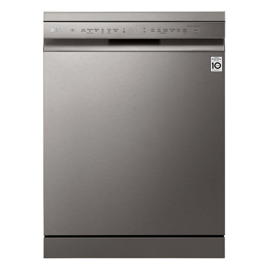 LG XD4B15PS QuadWash 15-Place Setting Freestanding Dishwasher (Platinum Steel)