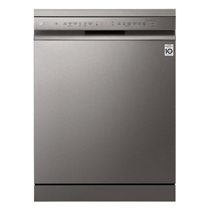 LG XD4B15PS QuadWash 15-Place Setting Freestanding Dishwasher (Platinum Steel)