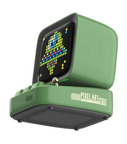 Divoom Ditoo-Mic Mini Karaoke Machine Pixel Art Bluetooth Speaker (Green)