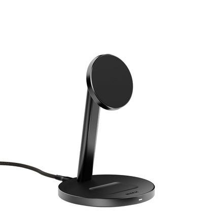 EFM Qi2 15W Duo Wireless Charge Stand with 20W Power Supply and 1.2M Cable (Black)