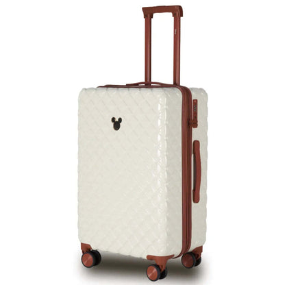 Disney Mickey 66 cm 4-Wheel Spinner Suitcase - Ivory / Tan