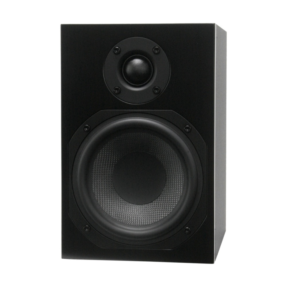 Scansonic HD 2-Pieces L5 Series Bookshelf Home Speakers 120W (Black)