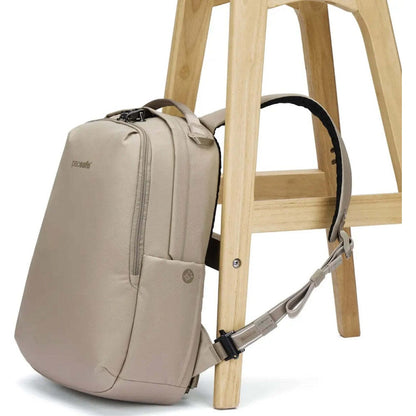 Pacsafe V All-Around Anti-Theft RFID 13" Laptop Backpack 16L Beige
