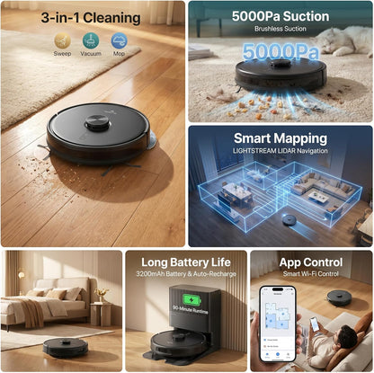Mygenie Raptor Laser Robotic Vacuum