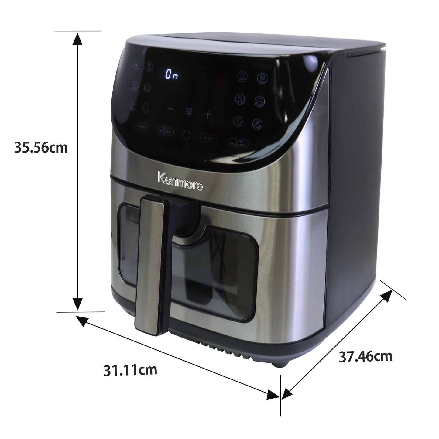Kenmore Air Fryer 7.8L Stainless Steel