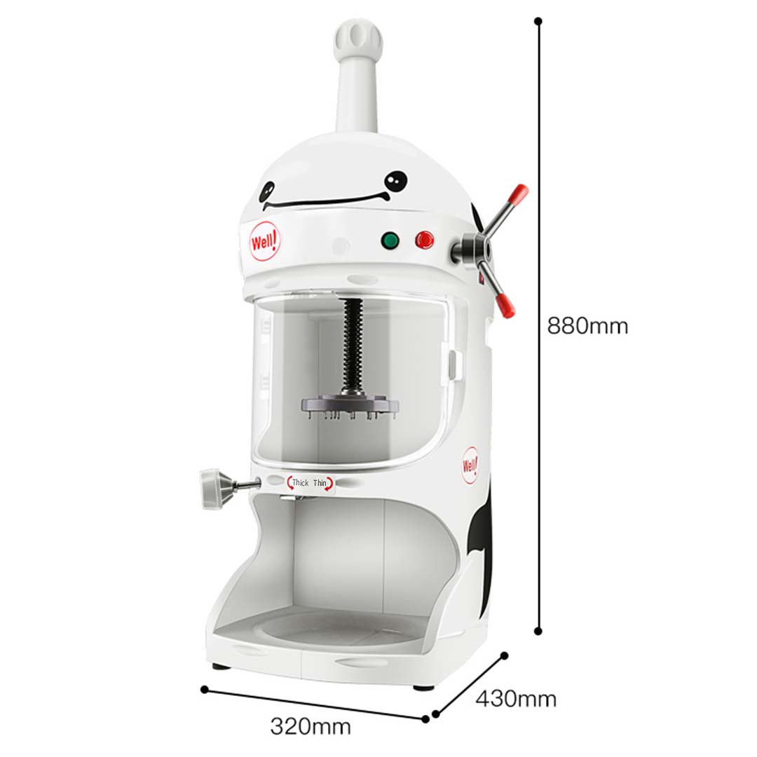 Soga Automatic Ice Shaver Crusher Machine 350W