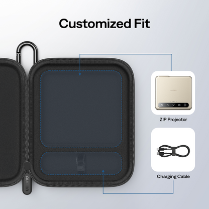 Aurzen ZIP Tri-Fold Portable Projector Case