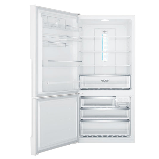 Westinghouse WBE5300WC-L 496L Bottom Mount Fridge (White) [Left]