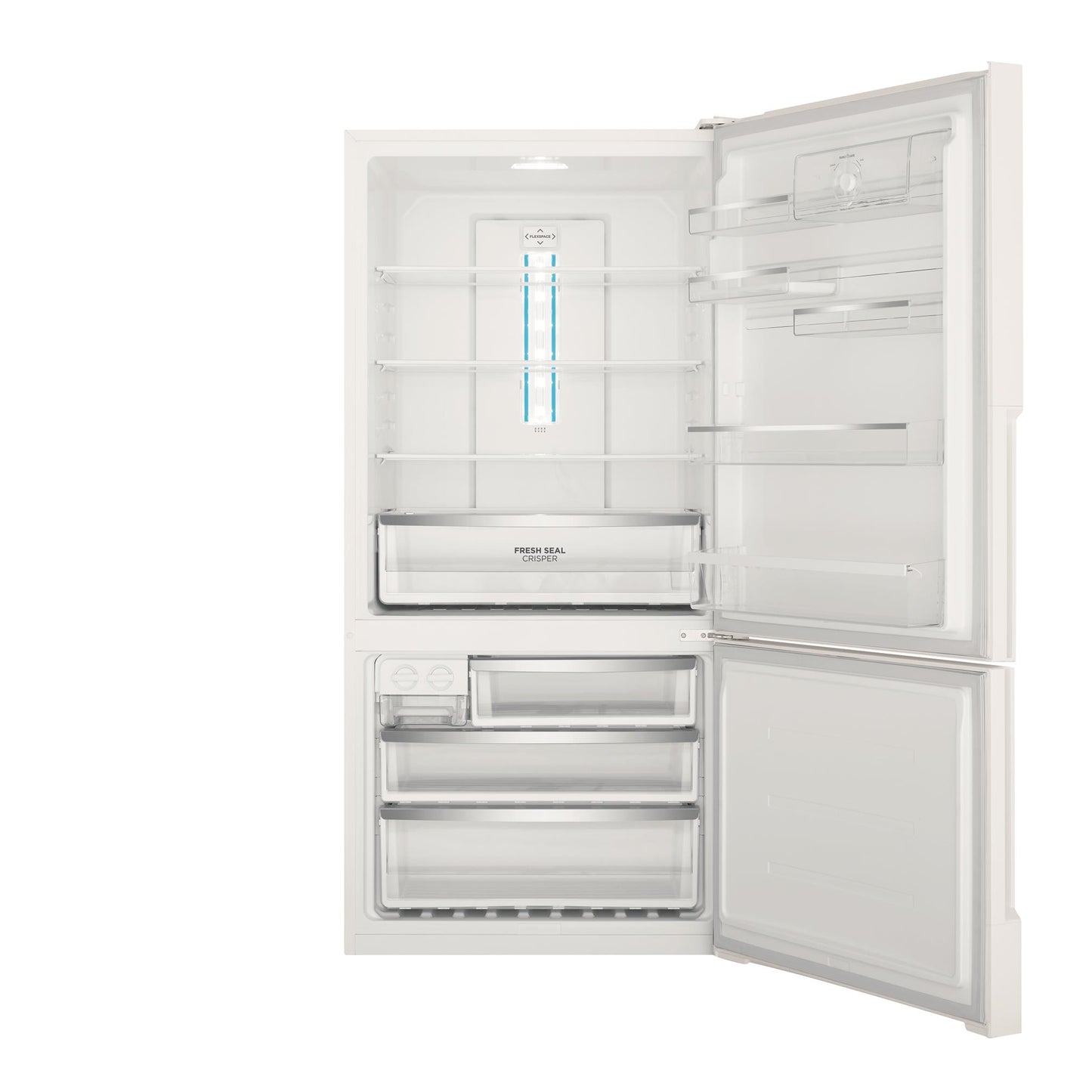 Westinghouse WBE5300WC-R 496L Bottom Mount Fridge (White) [Right]
