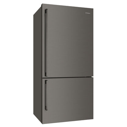Westinghouse WBE5304BC-R 496L Bottom Mount Fridge (Dark Stainless Steel) [Right]