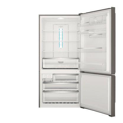 Westinghouse WBE5304BC-R 496L Bottom Mount Fridge (Dark Stainless Steel) [Right]