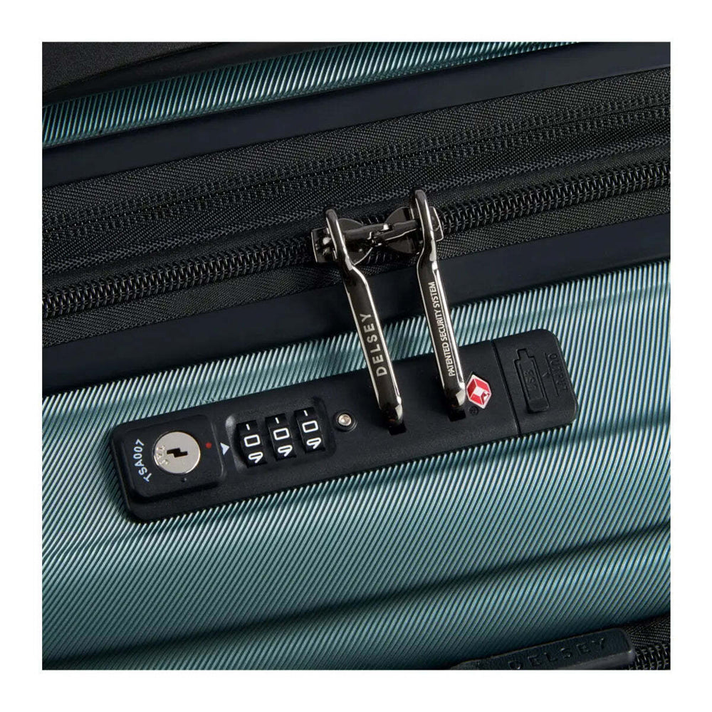 Delsey Shadow 5.0 - 55 cm 15" Laptop Front Loader Cabin Suitcase - Green