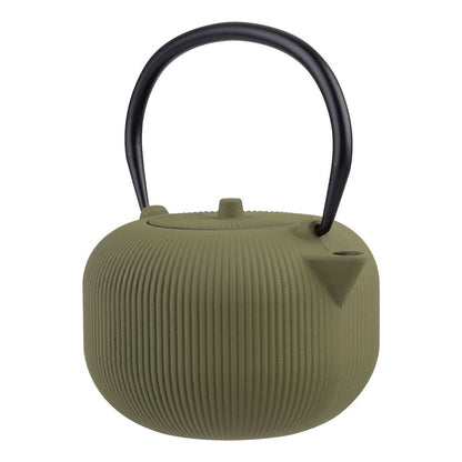 Teaology Serenity Cast Iron Teapot - 700ml - Olive