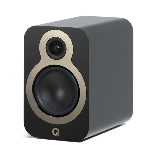 Q Acoustics 3020c Standmount Speakers Satin Black Pair