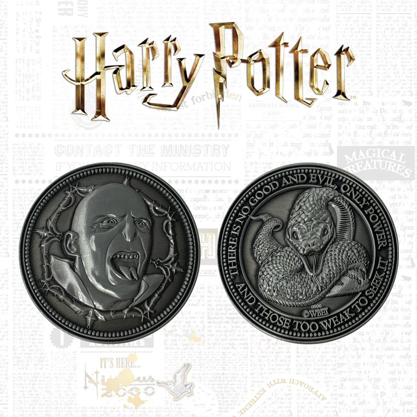Fanattik Harry Potter Limited Edition Lord Voldemort Collectible Coin