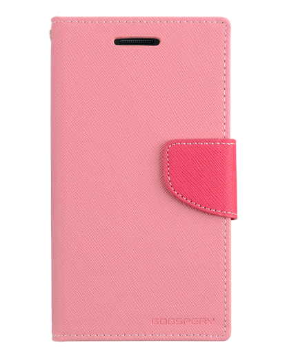 Fancy Diary Case for iPhone 13 Pro - Pink/Hot pink