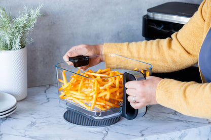 Healthy Choice PFAS-Free 1200–1400W Touch-Controlled Digital Air Fryer with Glass Basket 6.5L