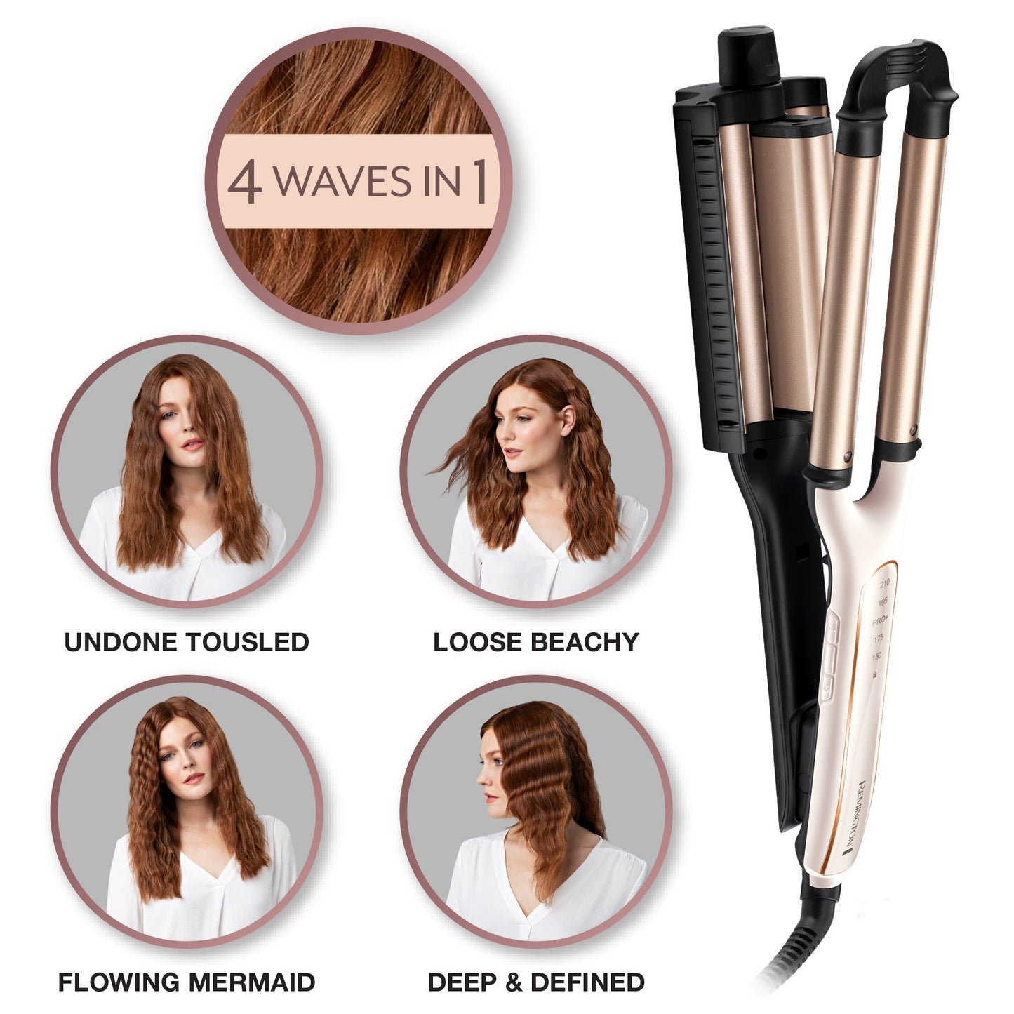 Remington Adjustable Hair Waver