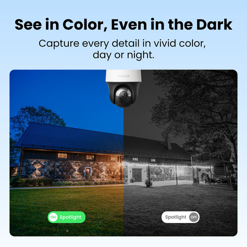 Reolink Go PT S Lite Wireless  4G LTE Security Camera Outdoor 360° Pan-Tilt & Auto Tacking
