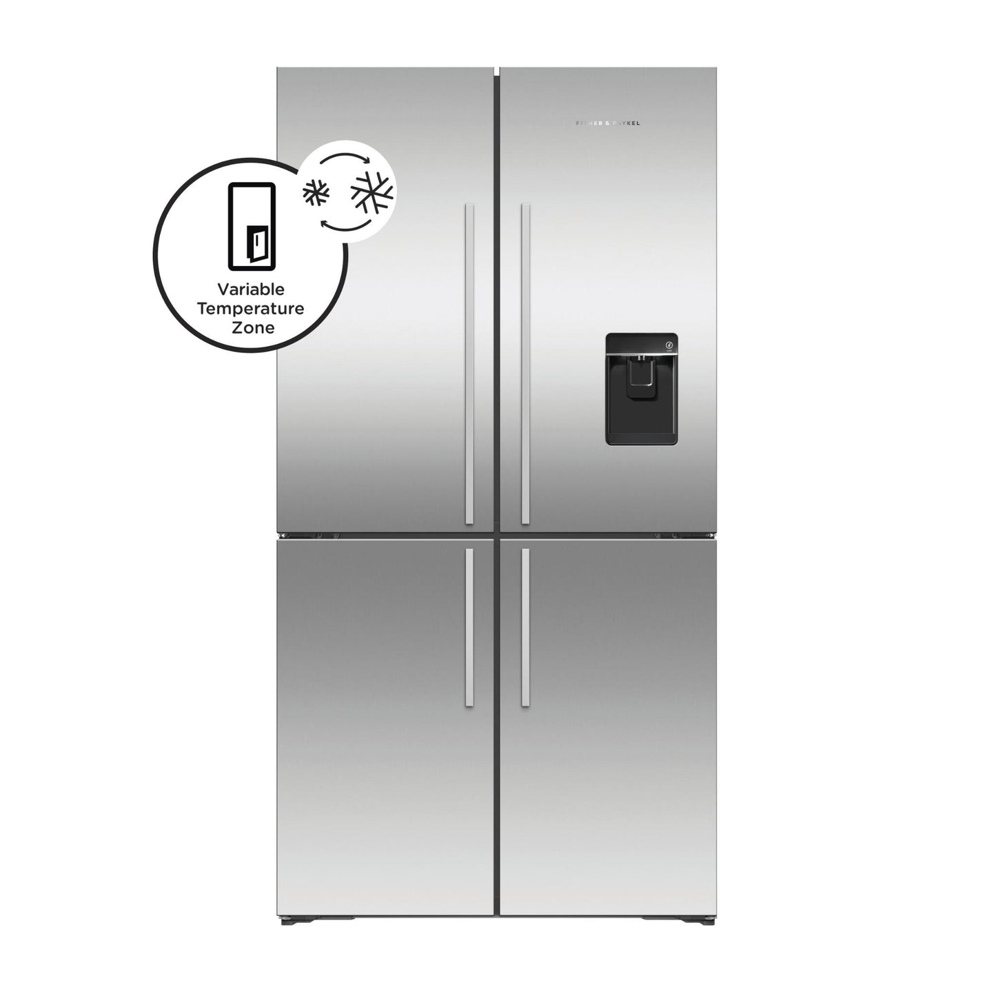 Fisher & Paykel RF605QDUVX2 538L French Door Fridge (Stainless Steel)