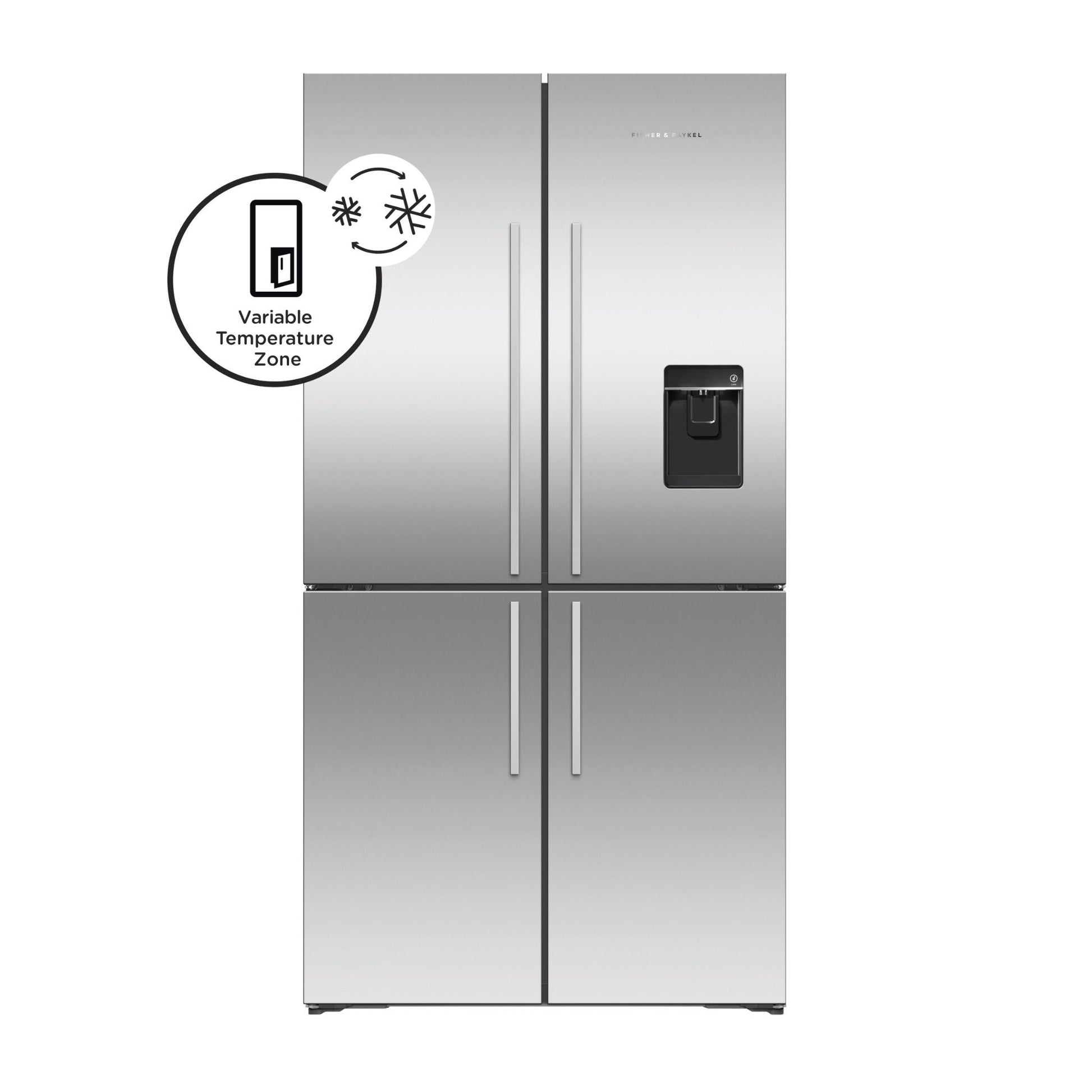 Fisher & Paykel RF605QDUVX2 538L French Door Fridge (Stainless Steel)